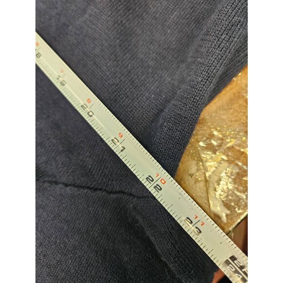 Tommy Hilfiger Navy Quarter Zip Sweater XL Pullover - Picture 6 of 7